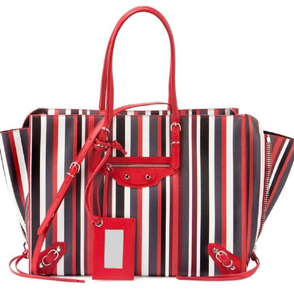 NEW ✅ BALENCIAGA Papier B4 LG Leather Tote Bag ✨PAPERS, DUST BAG, CONTROL CARD - Picture 4 of 17